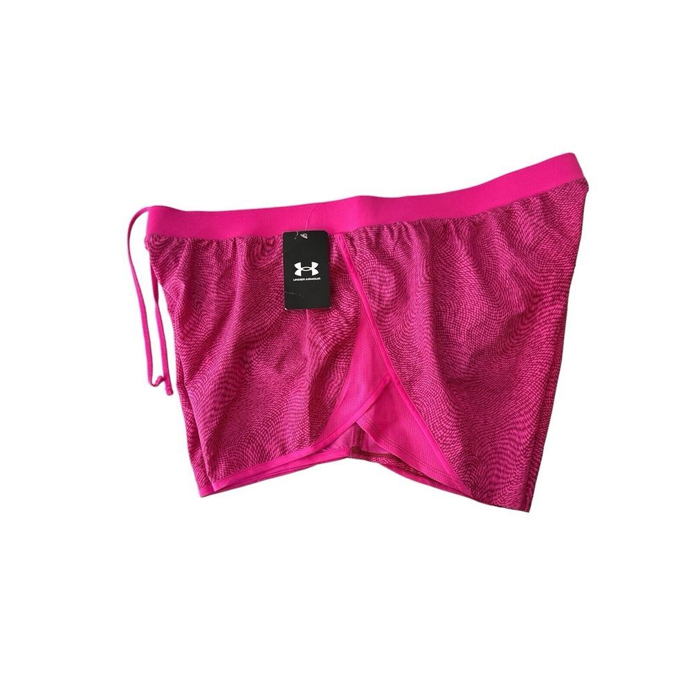 Under‎ Armour Women's Running Shorts Pink Size 2XL  Athletic Sports NWT - Picture 3 of 9